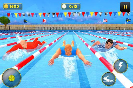 Swimming Pool Rush Water Race - Gameplay image of android game