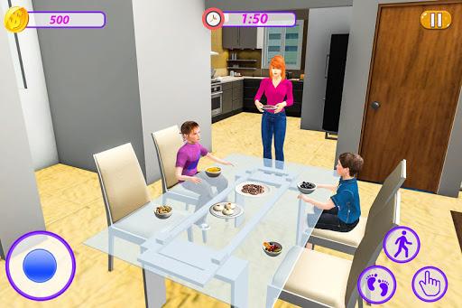 Virtual Mother Happy Family Simulator - Gameplay image of android game