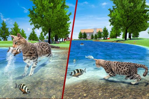 Cat Family Simulator: Life of Wild Cat - Gameplay image of android game