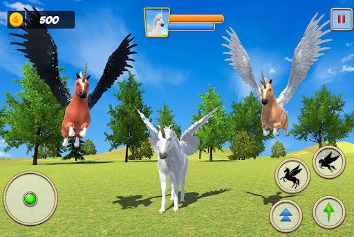 Unicorn Family Simulator Game - Image screenshot of android app