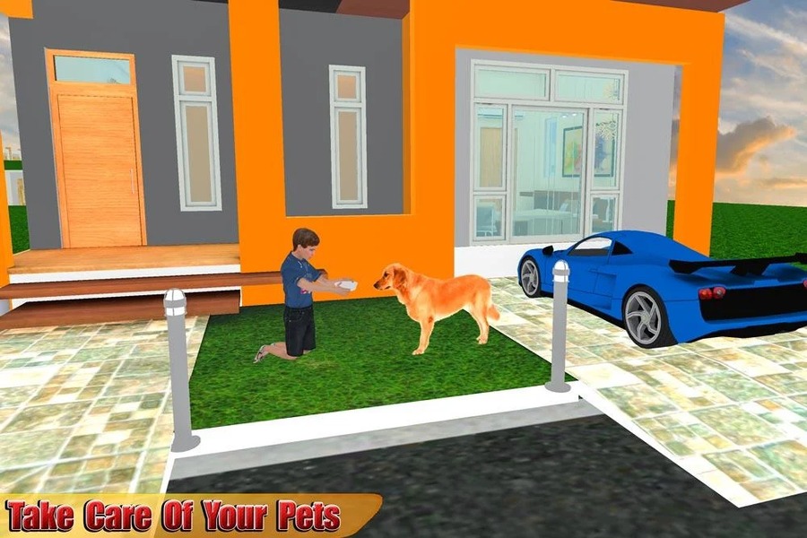 Virtual Boy: Family Simulator - Gameplay image of android game