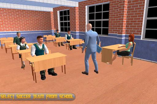 Virtual High School Football Team Manager 2018 - Gameplay image of android game