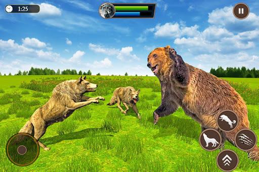 Wolf Simulator Family Sim 3D - Gameplay image of android game