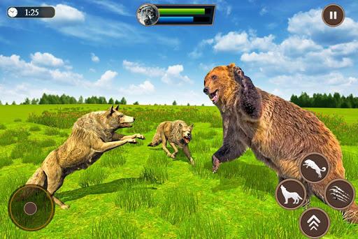 Wolf Simulator Family Sim 3D - عکس بازی موبایلی اندروید