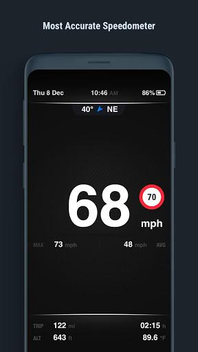 GPS Speedometer for Car - Image screenshot of android app