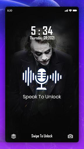 Voice Lock Screen - App Lock - عکس برنامه موبایلی اندروید