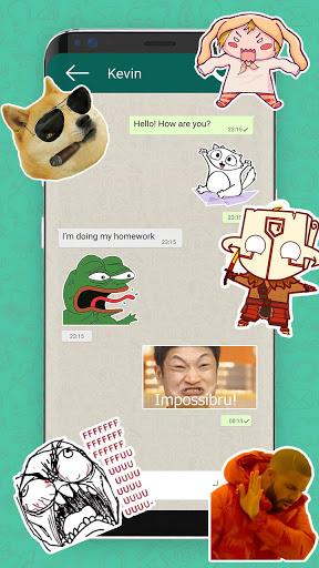 New Stickers for Whatsapp Messenger 2019 - Image screenshot of android app