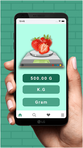 Mobile Weight Scale Machine - Image screenshot of android app