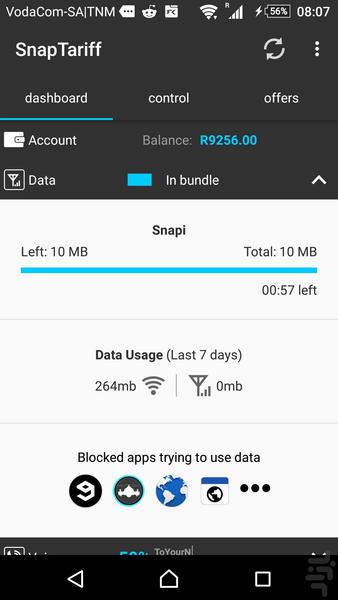 SnapTariff - Image screenshot of android app