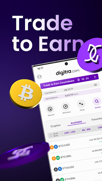 Digitra.com - BTC & Crypto - Image screenshot of android app