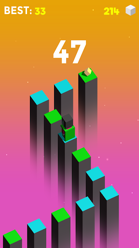 Jump Cube - Gameplay image of android game