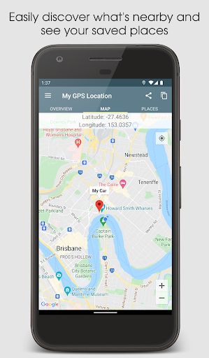 My GPS Location: Realtime GPS - عکس برنامه موبایلی اندروید