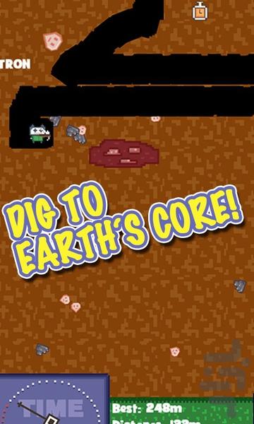 Dig to Earth Core - Gameplay image of android game