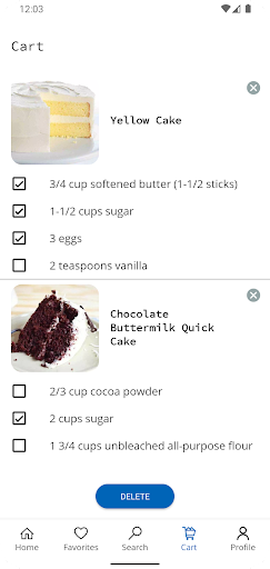 Cake Recipes - Image screenshot of android app