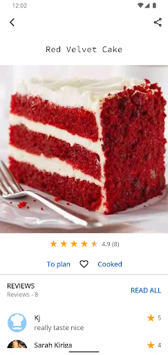 Cake Recipes - Image screenshot of android app