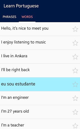 Learn Portuguese Free - Offline - عکس برنامه موبایلی اندروید