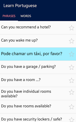 Learn Portuguese Free - Offline - عکس برنامه موبایلی اندروید