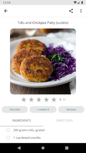 Cutlet recipes - Image screenshot of android app
