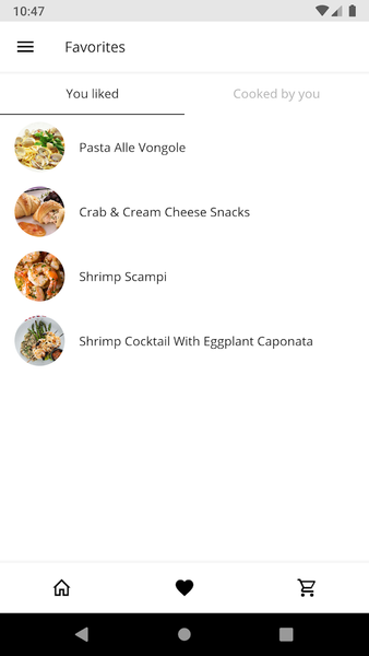 Seafood Recipes - Image screenshot of android app