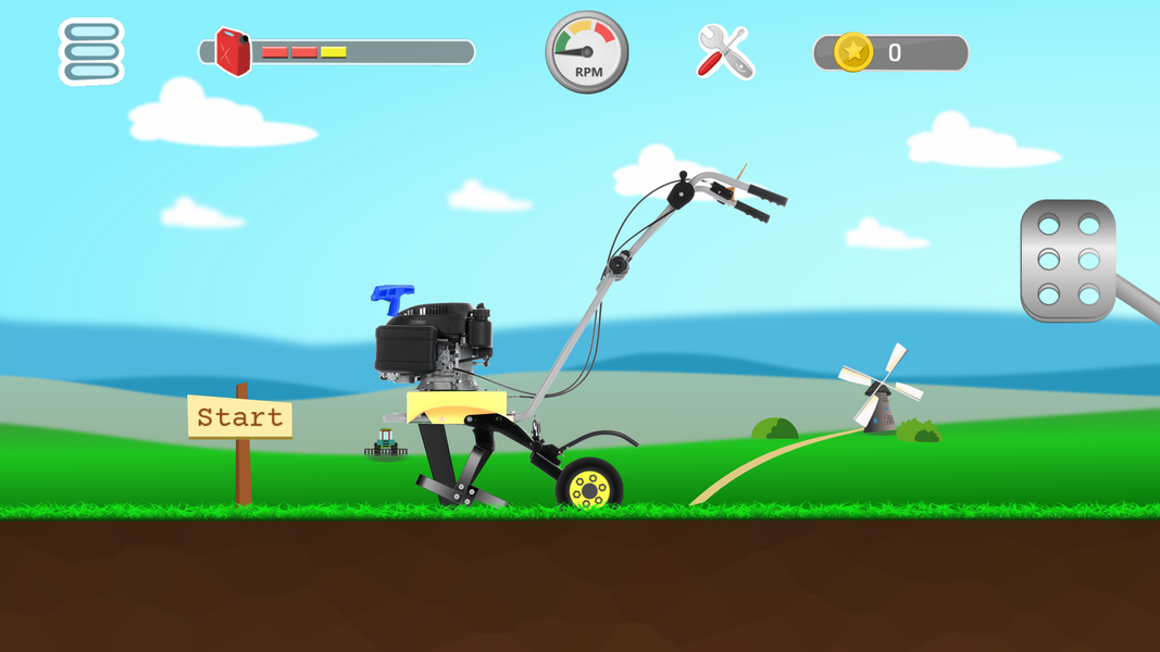 Motoblock - Gameplay image of android game