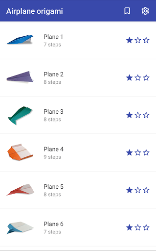 Origami Paper airplane, paper plane - Image screenshot of android app