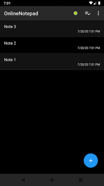 Notepad and Notes with sync - Image screenshot of android app