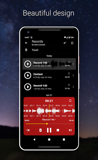 Audio Recorder - Image screenshot of android app