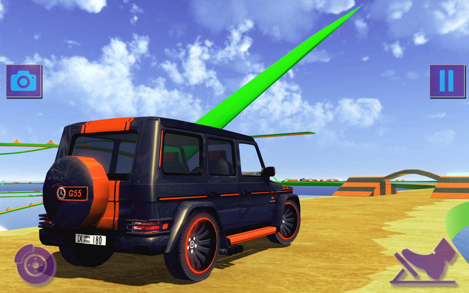 Ramp Stunt Desperate Idle Jeep - Image screenshot of android app