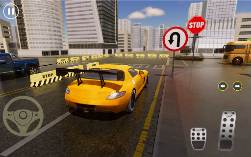 City Car Driver Academy Sim ۳D - عکس بازی موبایلی اندروید
