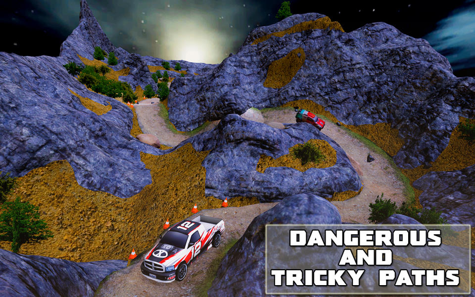 Offroad Impossible SUV Drive - Gameplay image of android game