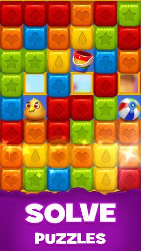 Toy & Toons Drop Blast Cubes - Gameplay image of android game