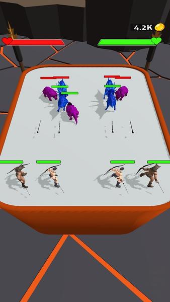 جنگ ادغام دینو - Gameplay image of android game