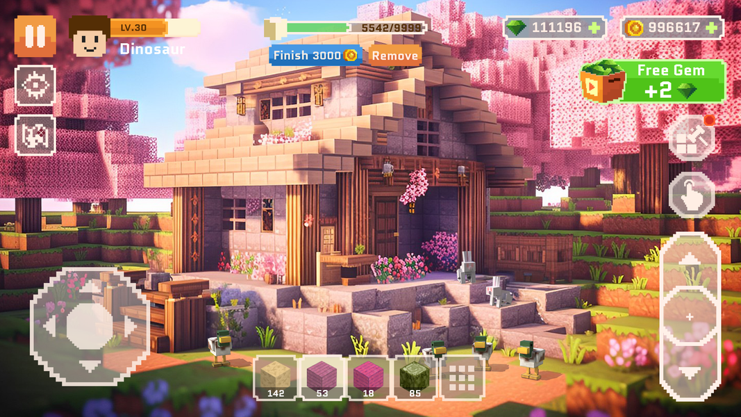 Craft World - Gameplay image of android game