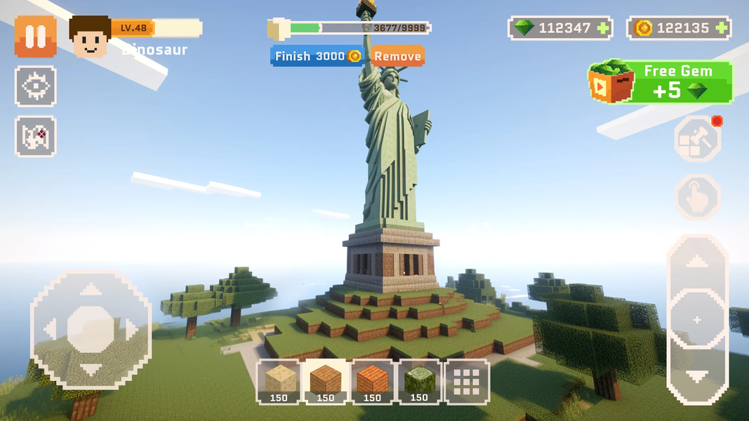 Craft World - Gameplay image of android game