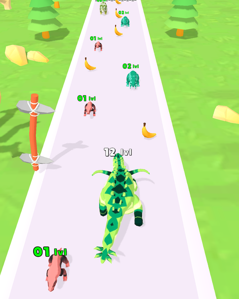 Dinosaur Run: Dino Evolution - Gameplay image of android game