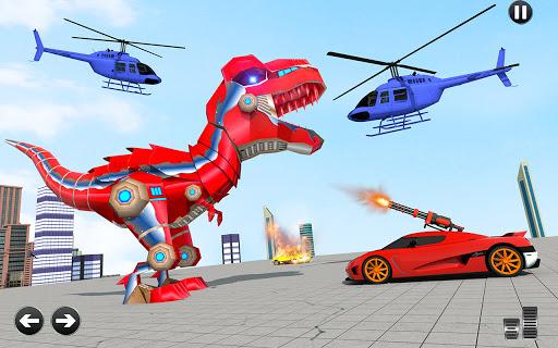 Dino Robot Car Game: Flying Car Robot Games - عکس برنامه موبایلی اندروید