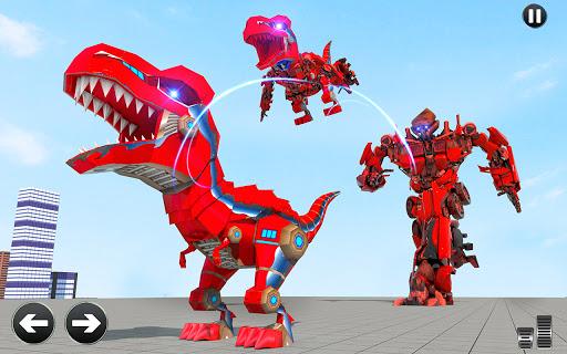 Dino Robot Car Game: Flying Car Robot Games - عکس برنامه موبایلی اندروید
