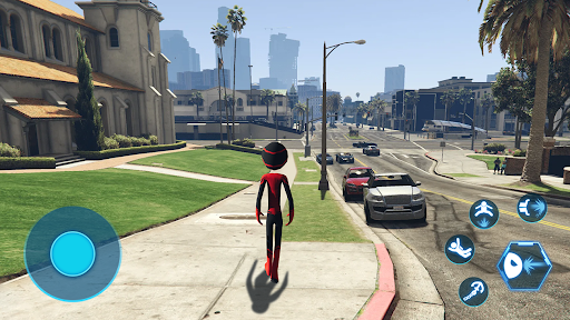 Stickman Rope Hero - Image screenshot of android app