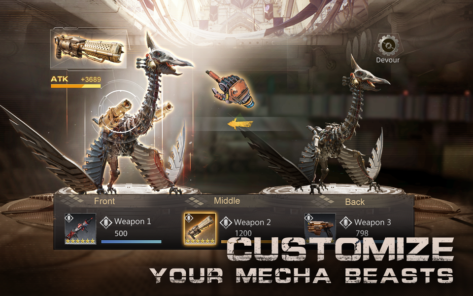 Mecha Domination: Rampage - Gameplay image of android game