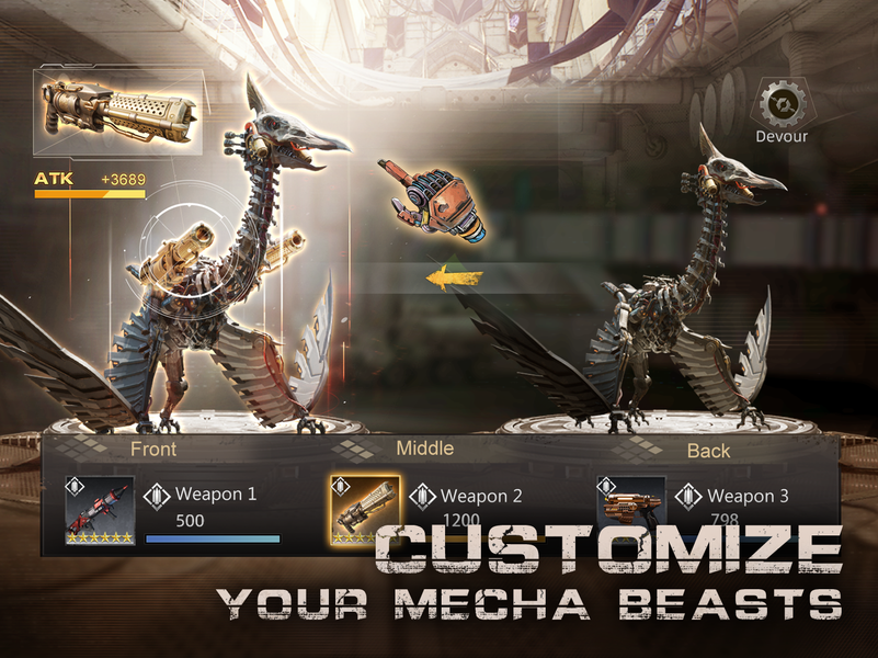 Mecha Domination: Rampage - Gameplay image of android game