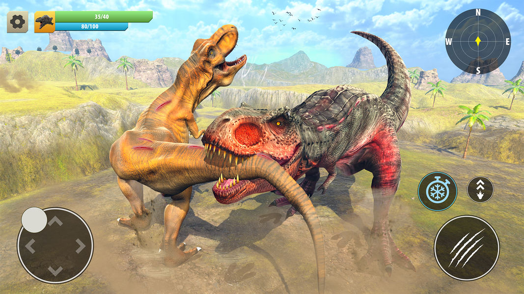 Dino escape: Jurassic universe - عکس بازی موبایلی اندروید