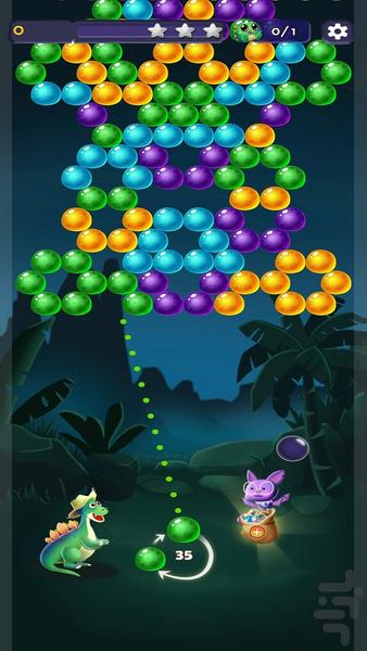 Dinosaur Bubble Rescue - Gameplay image of android game
