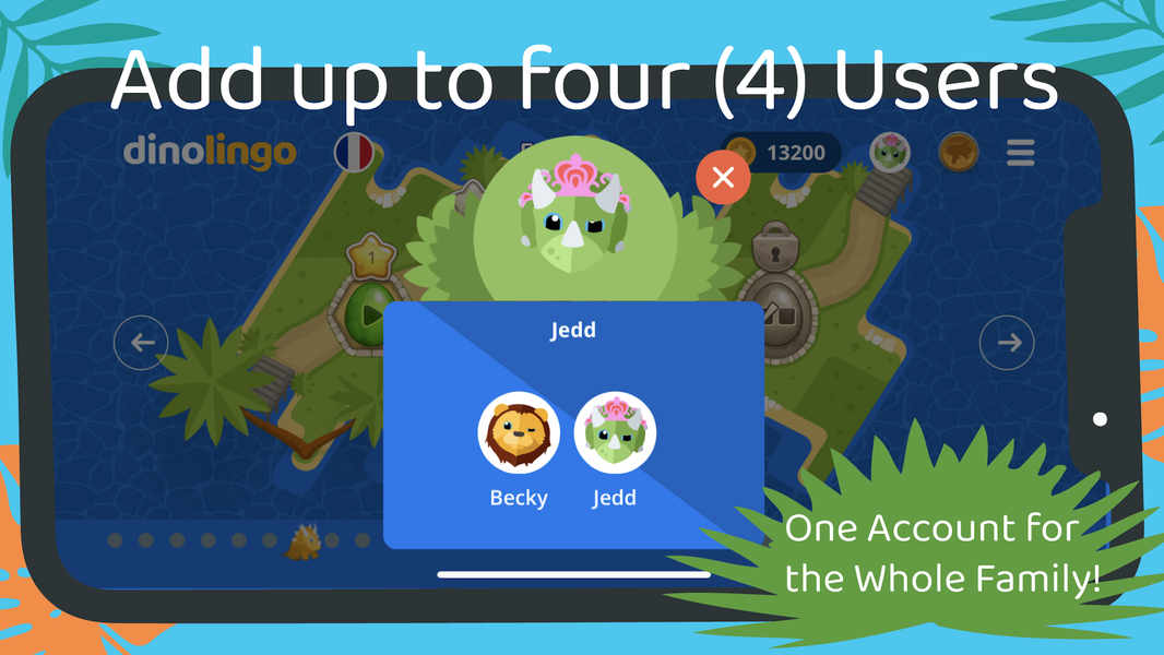 Dinolingo Kids Learn Languages - عکس بازی موبایلی اندروید
