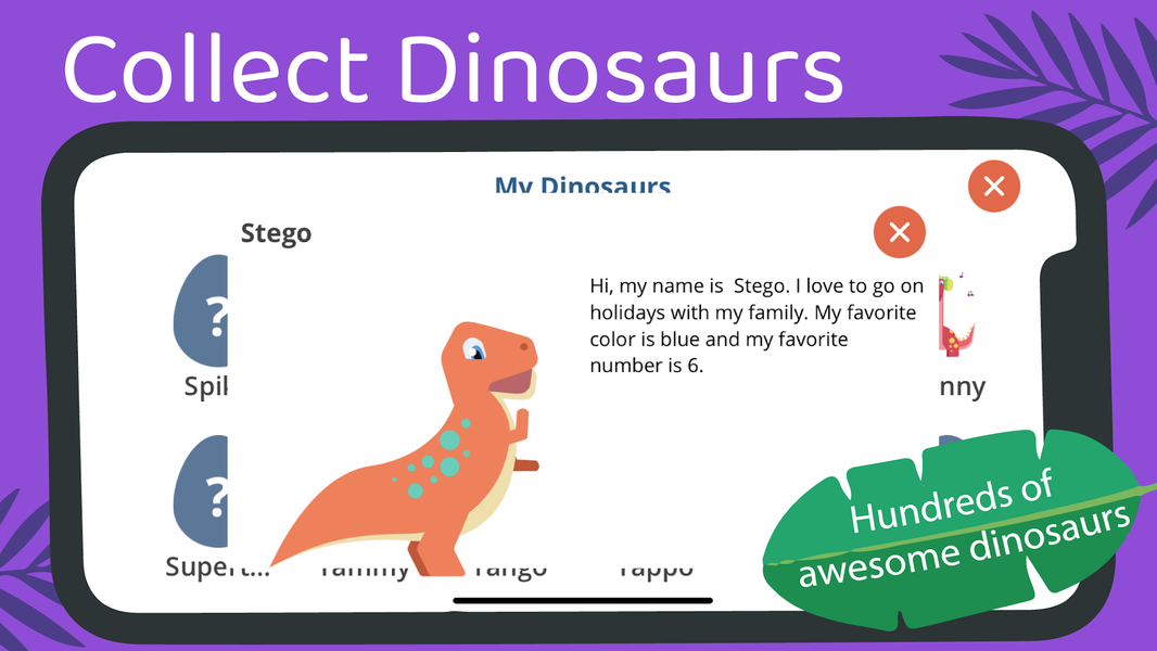 Dinolingo Kids Learn Languages - عکس بازی موبایلی اندروید