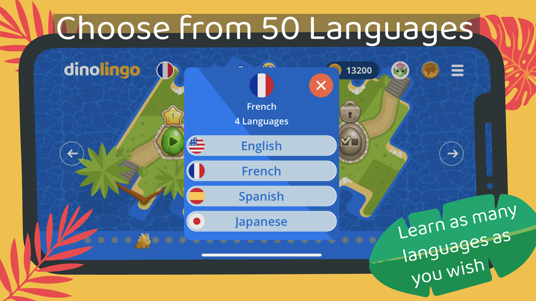 Dinolingo Kids Learn Languages - عکس بازی موبایلی اندروید