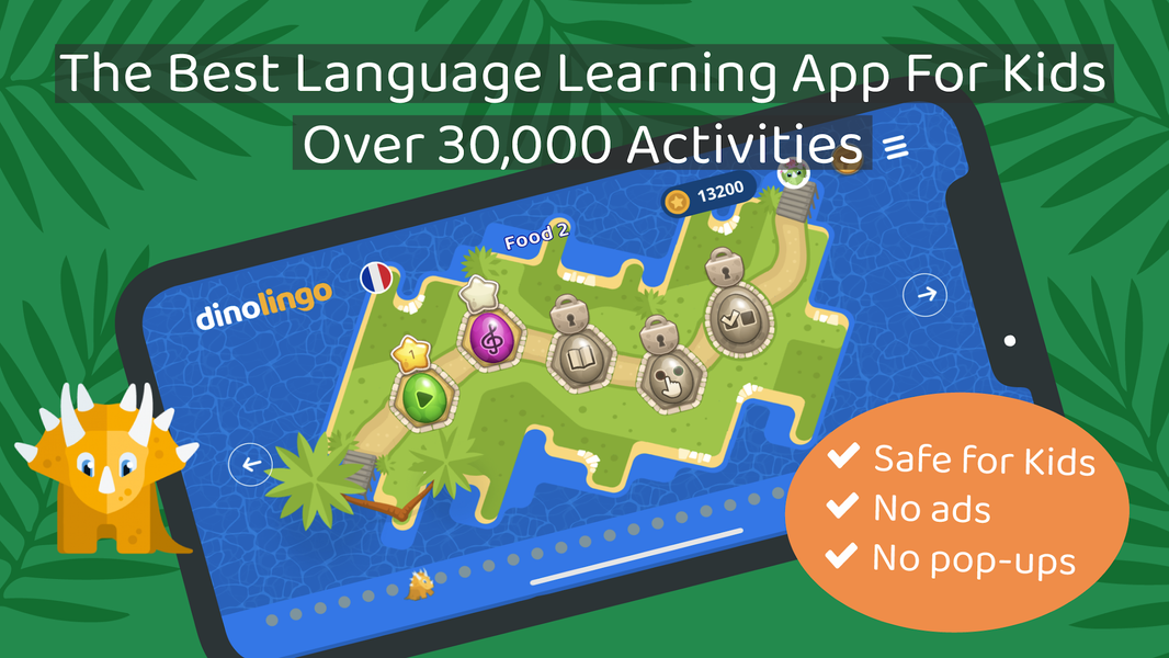 Dinolingo Kids Learn Languages - عکس بازی موبایلی اندروید