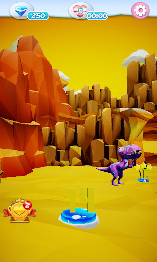 Dinosaur Bubble - Gameplay image of android game
