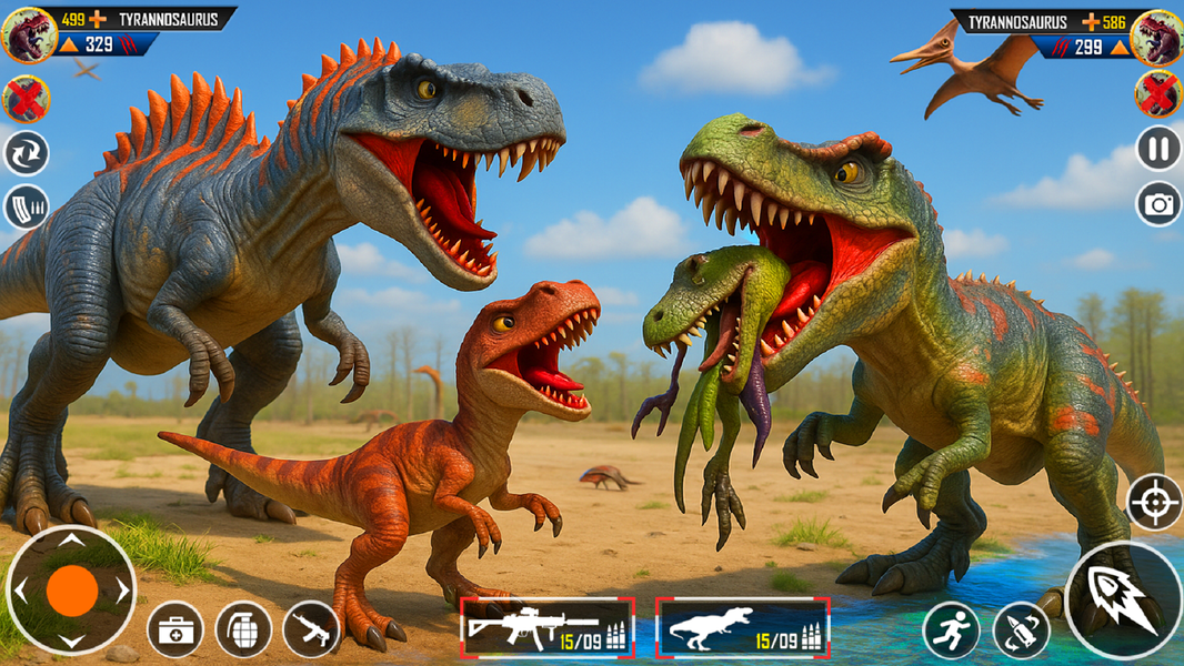 Dinosaur Family Fun Simulator - عکس بازی موبایلی اندروید