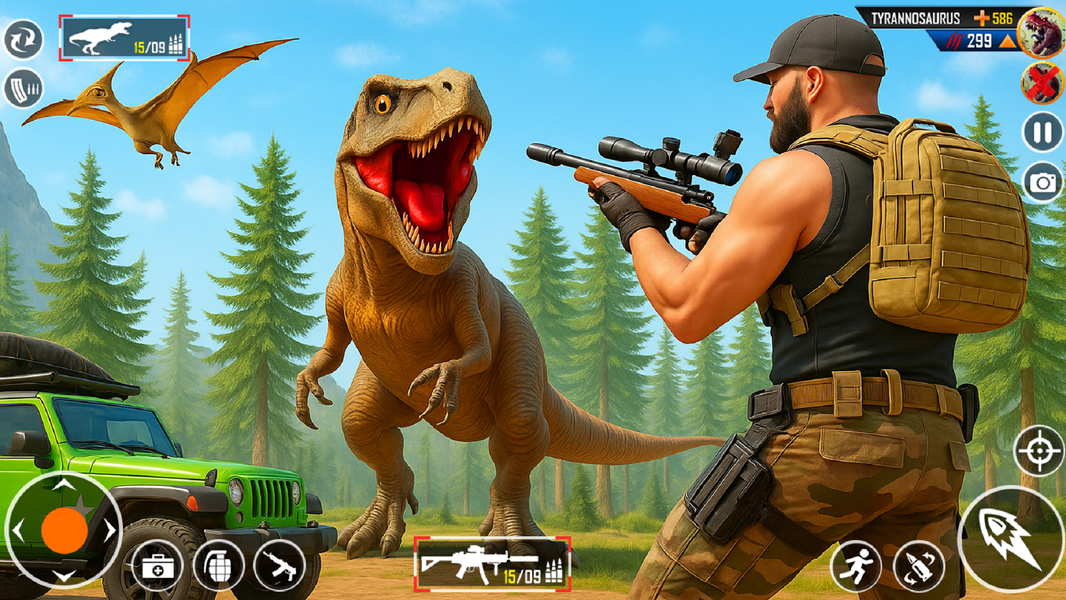 Dinosaur Family Fun Simulator - عکس بازی موبایلی اندروید
