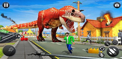 Superhero Dino Rampage Games - عکس بازی موبایلی اندروید